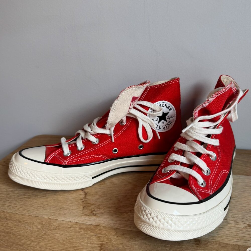 Brand New Red Chuck Taylor All Star Lift Platform Canvas